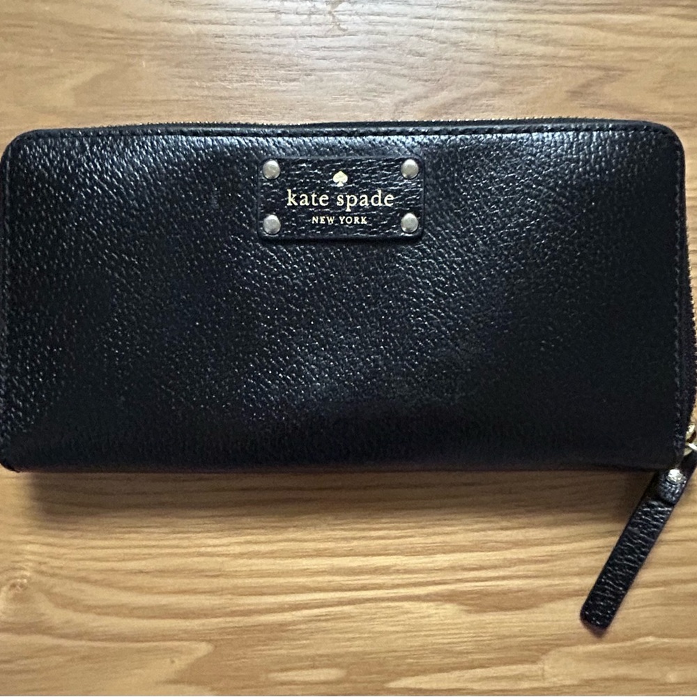 Kate Spade "Grove Street Neda" Continental Wallet (Cameron) - Black